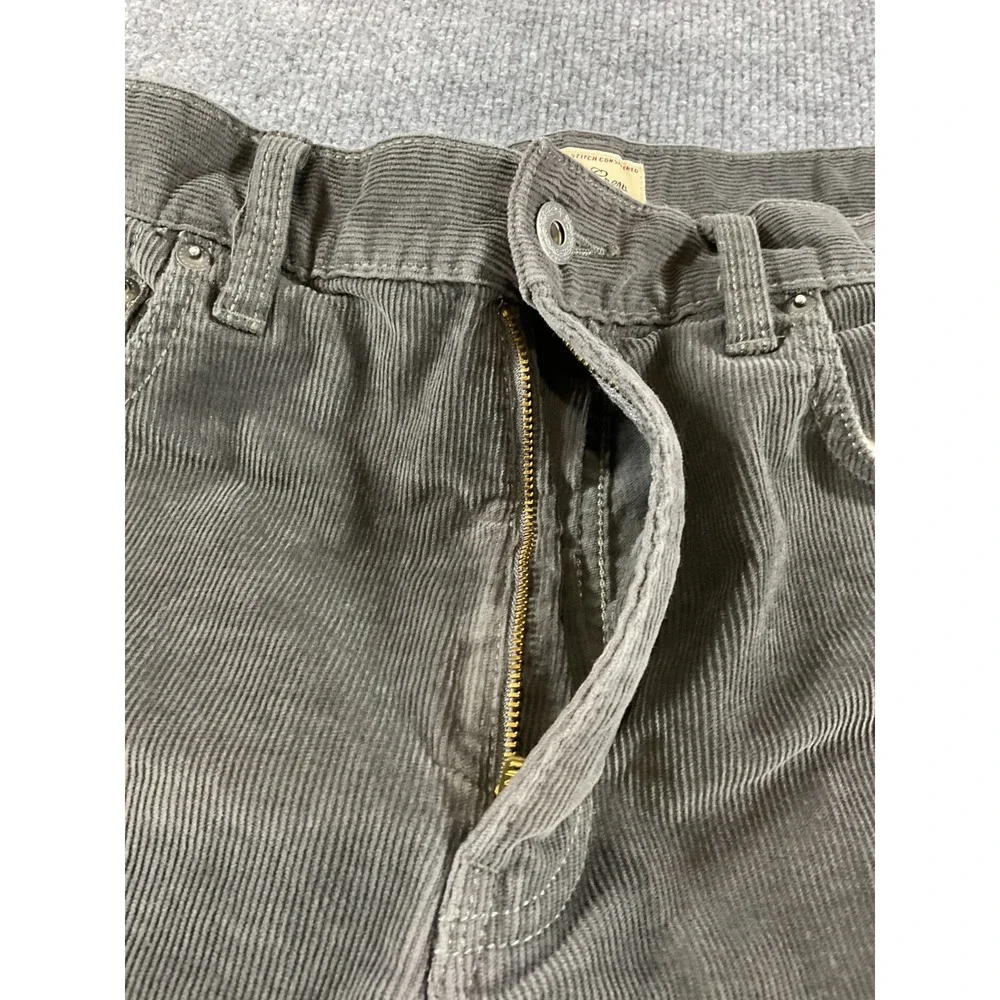 J Crew 770 Straight Fit Corduroy Pants Mens 35x32 Brown Cotton Corduroy Casual F